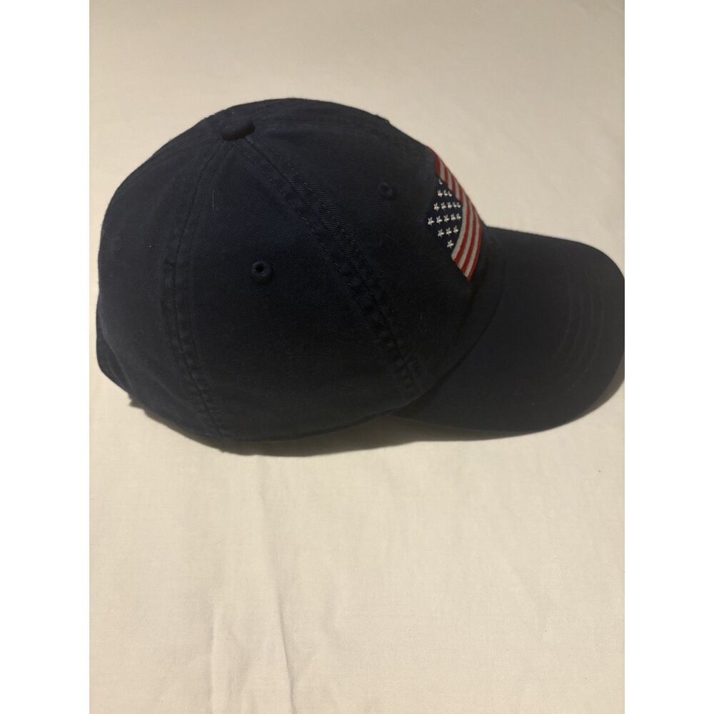 State of Mine USA Flag Hat Navy Blue Adjustable Baseball Cap Patriotic One Size - Picture 5 of 5